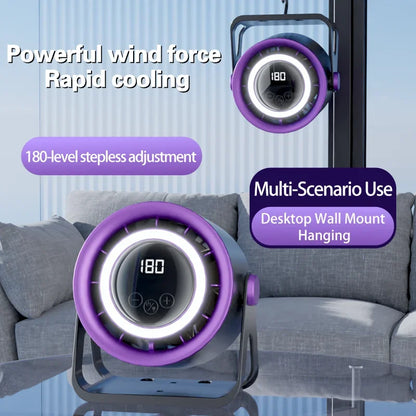 Portable Silent Desk Fan — 100 Speed